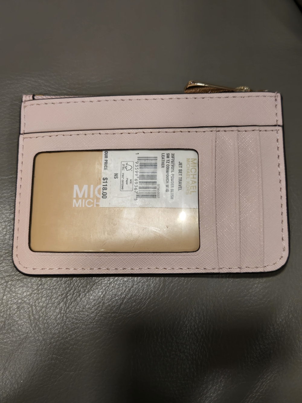 Michael Kors 2 In 1 Leather Satchel With Wallet And Cardholdet Powder Pink NWT